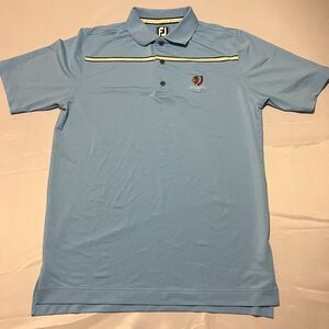 FootJoy Men's M Athletic Fit Performance Stretch Golf Polo Shirt Schuylkill CC